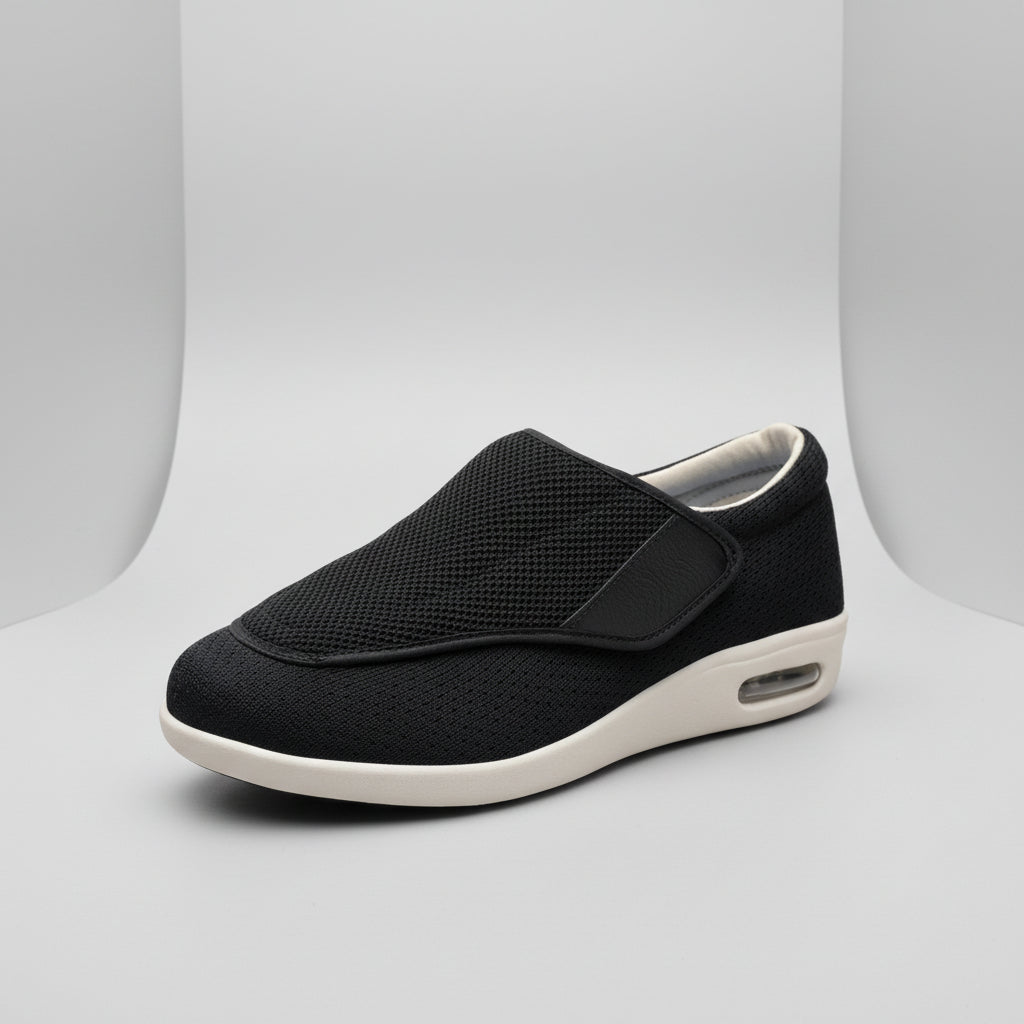 Supportive Walking Shoes for Wide Feet with Air Mesh