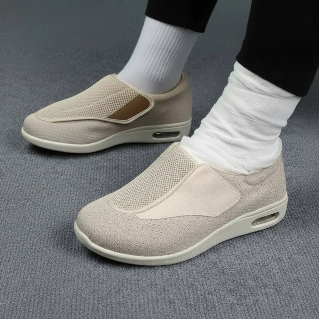 Supportive Walking Shoes for Wide Feet with Air Mesh - SweetyGem