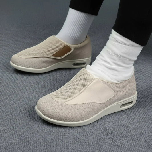 Supportive Walking Shoes for Wide Feet with Air Mesh - SweetyGem