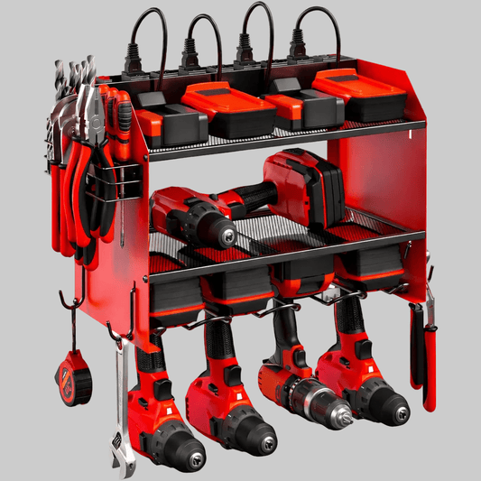Space Saving Garage Tool Charging Organizer Power Strip - SweetyGem