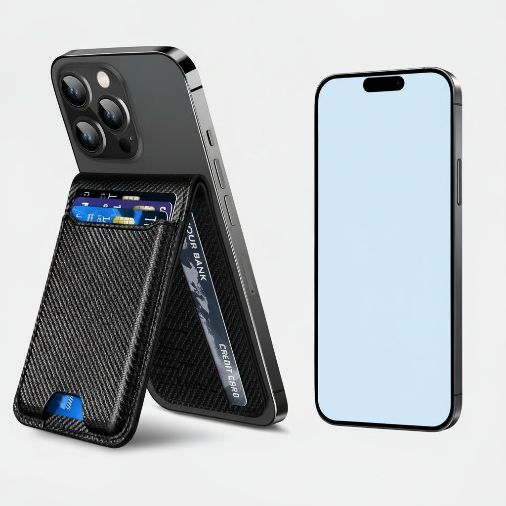 Slim Trackable Phone Wallet Attachment