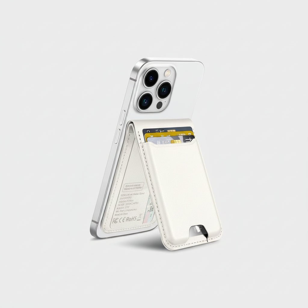 Slim Trackable Phone Wallet Attachment