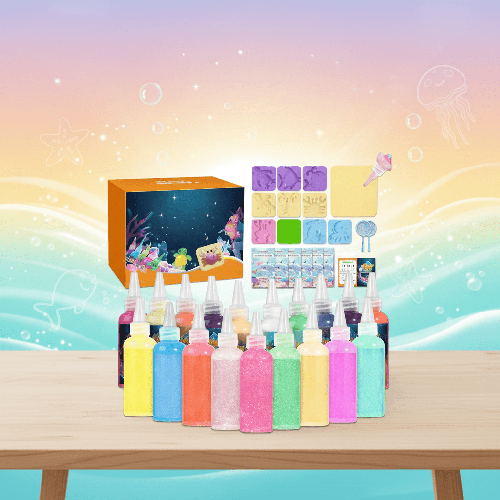 Fun DIY Glow in Dark Art Toy Set for Kids - SweetyGem