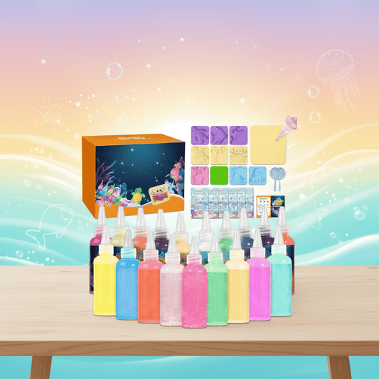 Fun DIY Glow in Dark Art Toy Set for Kids - SweetyGem