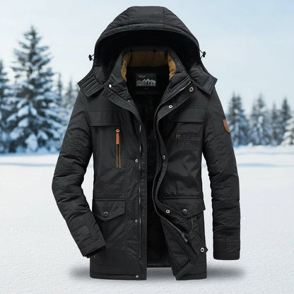 Men's Insulated Snow Jacket Waterproof Cold Weather Coat