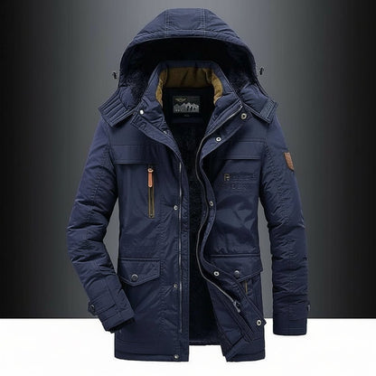 Men's Insulated Snow Jacket Waterproof Cold Weather Coat