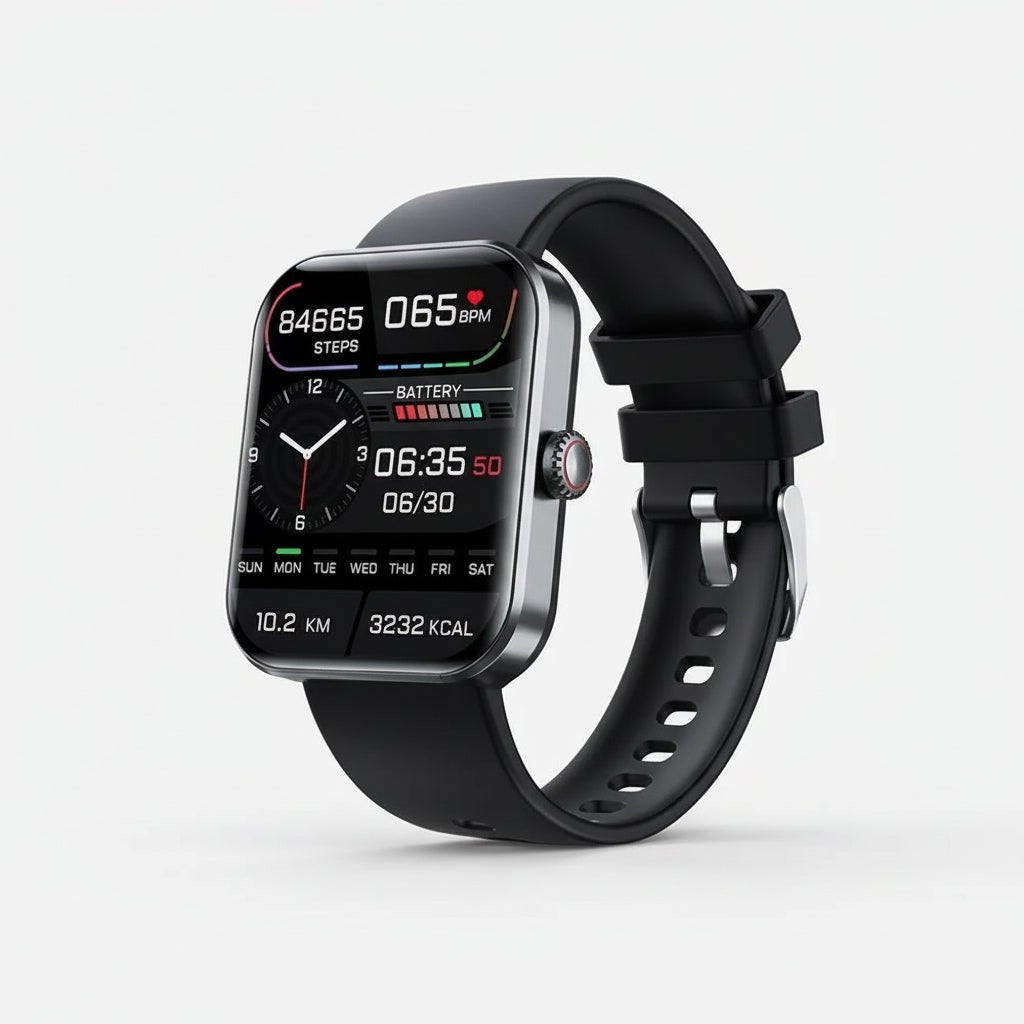 Waterproof Fitness Watch with Bluetooth and Heart Rate Monitor - SweetyGem