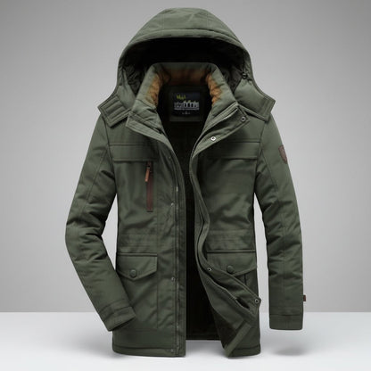 Men's Insulated Snow Jacket Waterproof Cold Weather Coat - SweetyGem