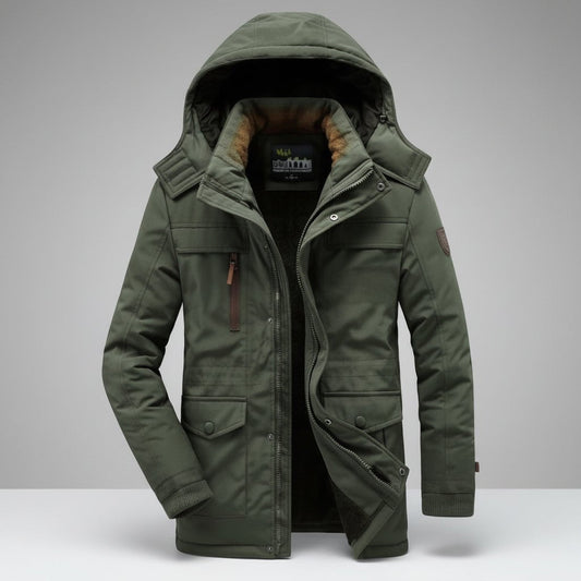 Men's Insulated Snow Jacket Waterproof Cold Weather Coat - SweetyGem