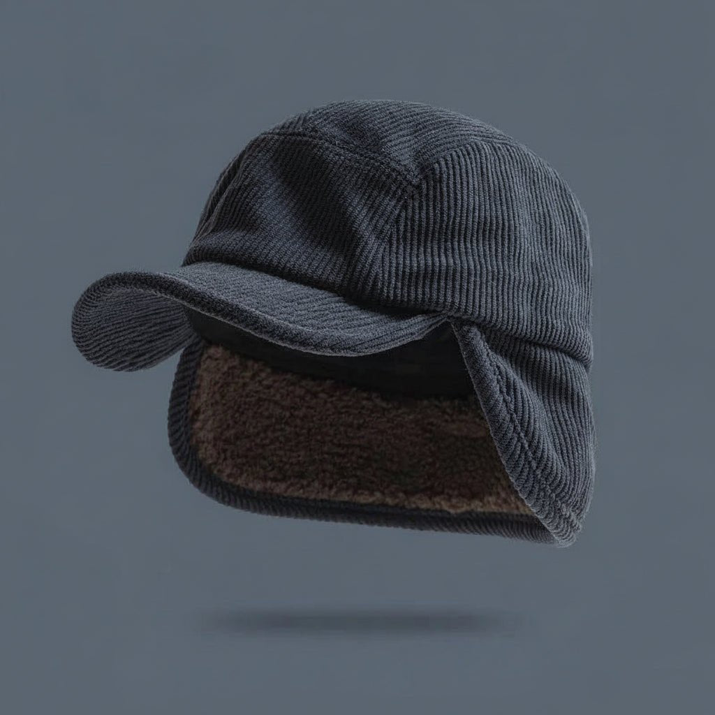 Warm Fleece Lined Winter Pom Beanie Hat