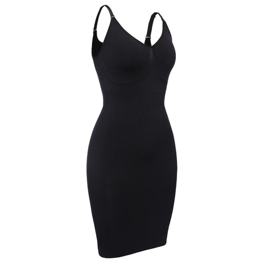 Women Corset Midi Shapewear Dress