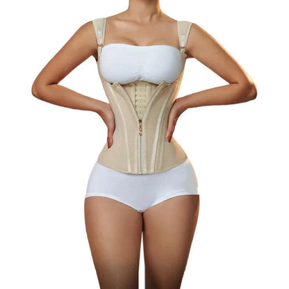 Women Double Compression Waist Trainer Adjustable