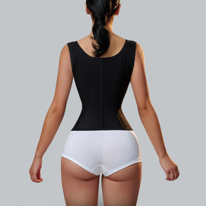 Women Double Compression Waist Trainer Adjustable