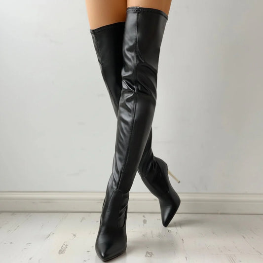 Tall Heeled Boots for Women Comfortable High Heel Shoes - SweetyGem