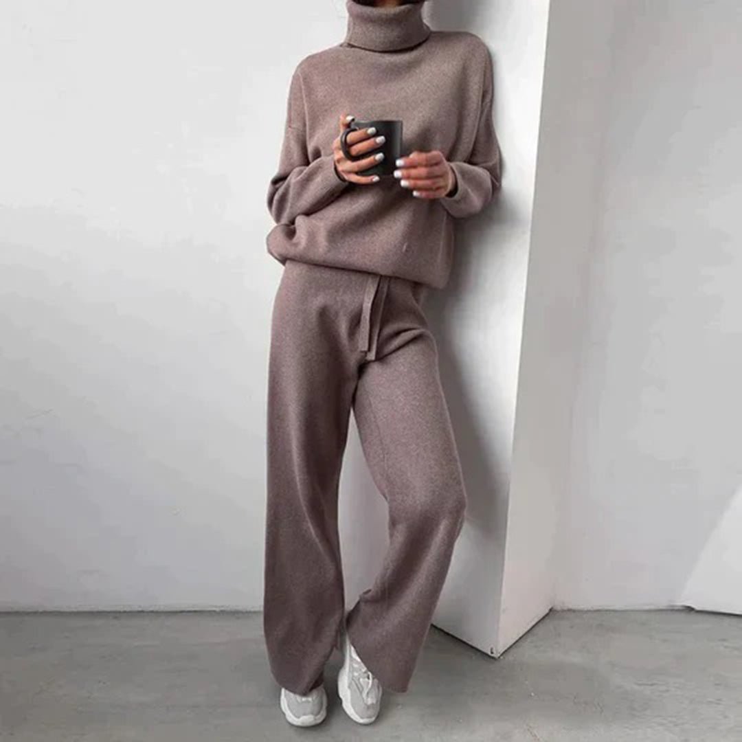 Cozy Women's Sweater Lounge Set 2 Piece Outfit - SweetyGem
