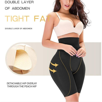 Women Padded Hips - Body Shaper Pants - Tummy Control Pants