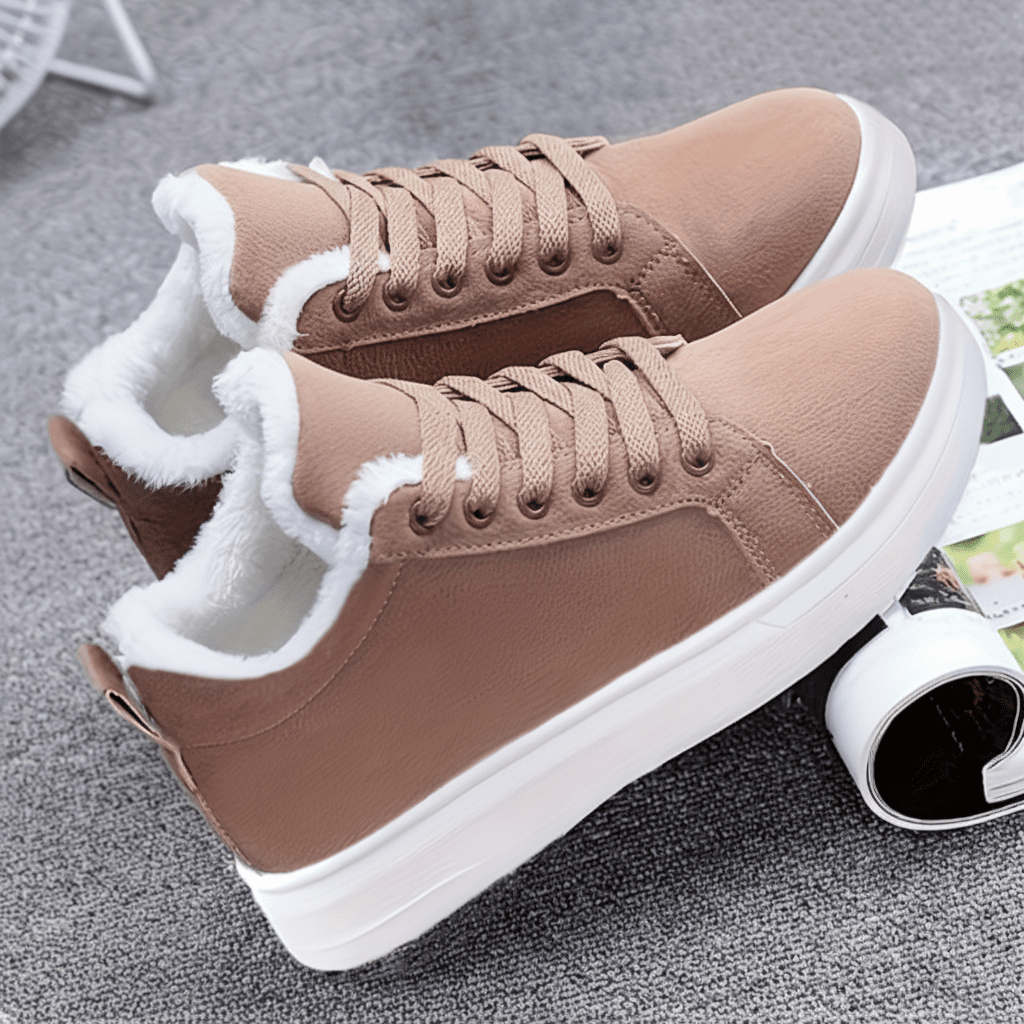 Warm Women's High Top Sneakers for Winter Walking - SweetyGem