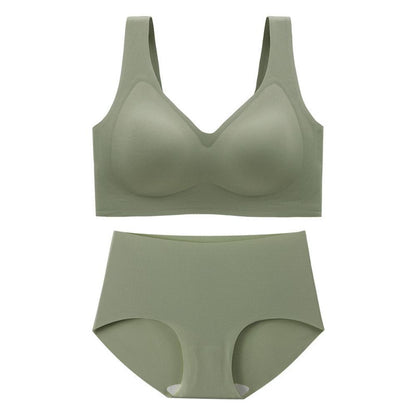 Women's Bra and High Waisted Underwear Shapewear Set