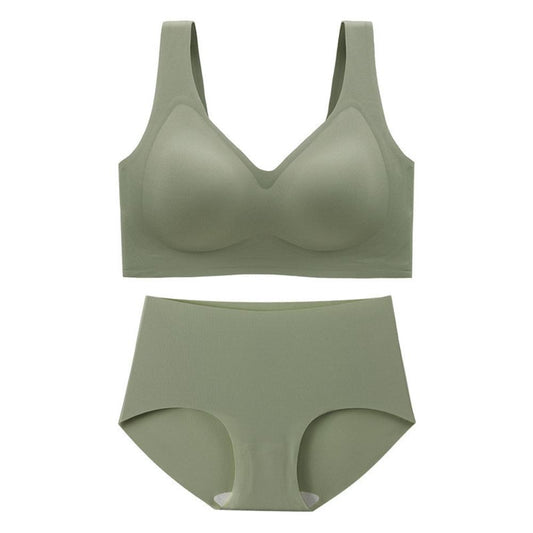 Women's Bra and High Waisted Underwear Shapewear Set