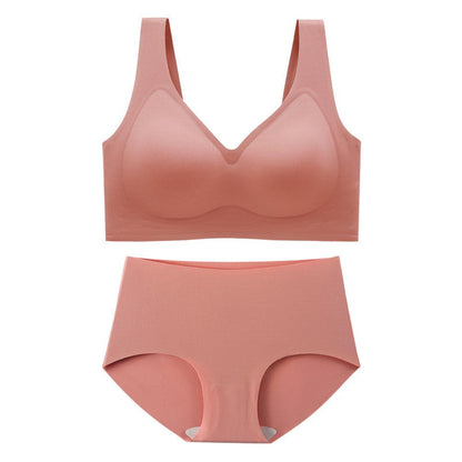 Women's Bra and High Waisted Underwear Shapewear Set