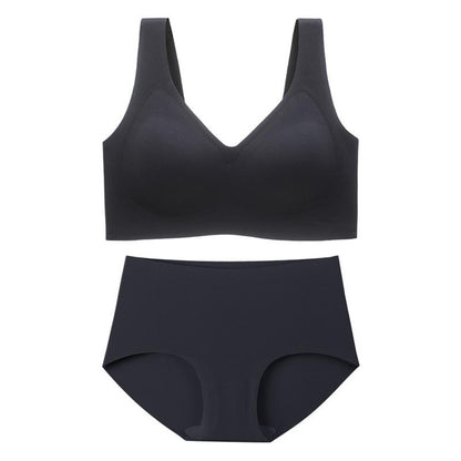 Women's Bra and High Waisted Underwear Shapewear Set