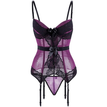 Women's Lace Corset Top Bustier Bodyshaper