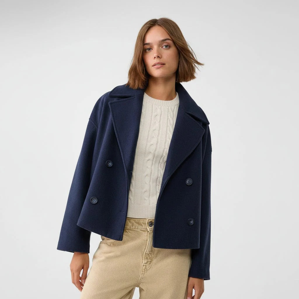 Classic Fit Women's Short Blazer Jacket
