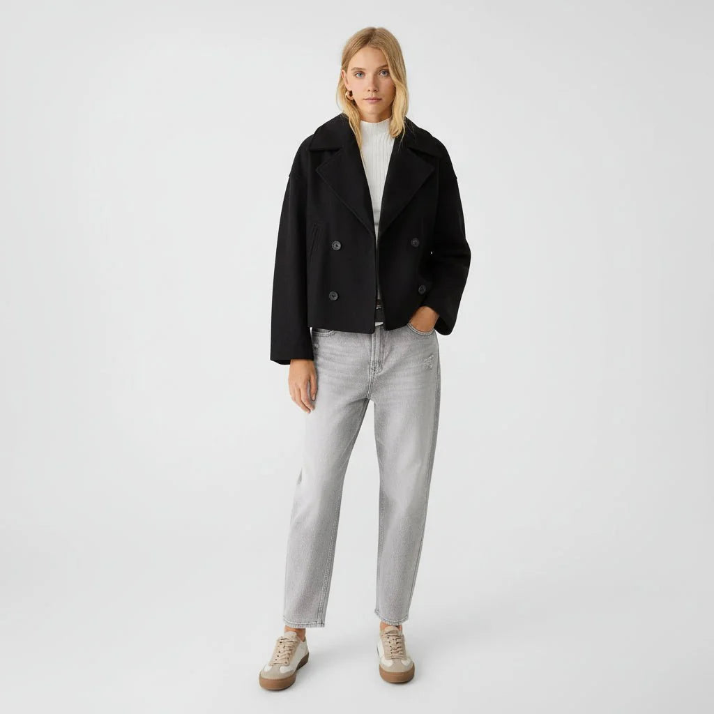 Classic Fit Women's Short Blazer Jacket