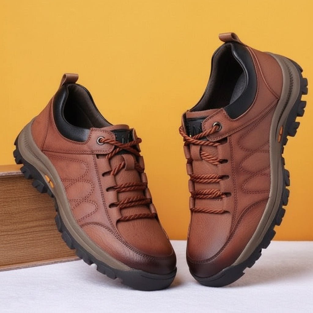 Men's Breathable Waterproof Walking Shoes Stable Grip
