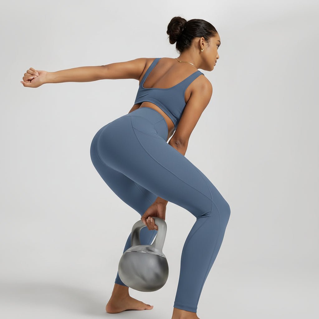 Comfortable High Waisted Yoga Pants with Pockets Tummy Support