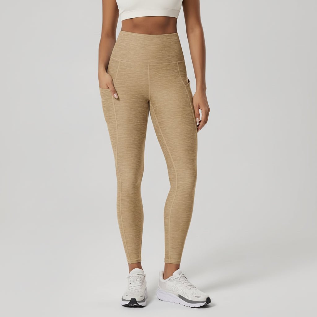 Comfortable High Waisted Yoga Pants with Pockets Tummy Support