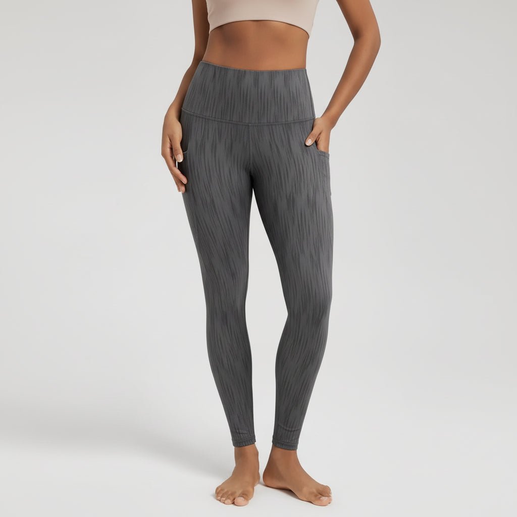 Comfortable High Waisted Yoga Pants with Pockets Tummy Support