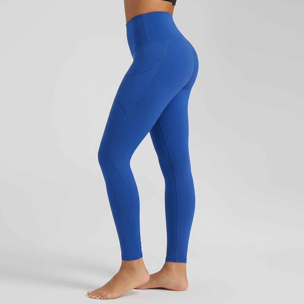 Comfortable High Waisted Yoga Pants with Pockets Tummy Support