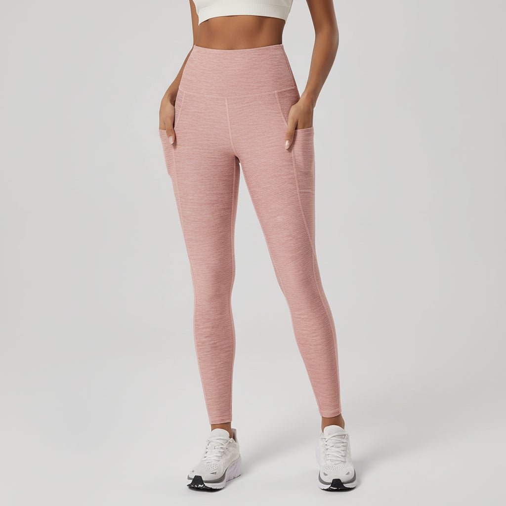 Comfortable High Waisted Yoga Pants with Pockets Tummy Support