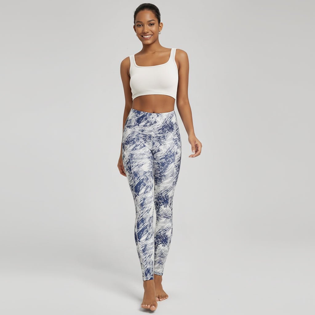Comfortable High Waisted Yoga Pants with Pockets Tummy Support