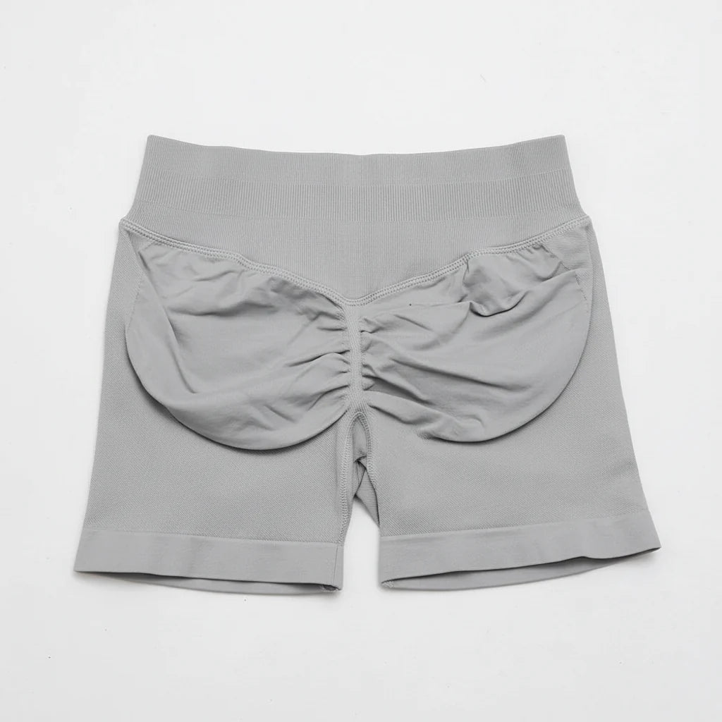 Women's Stretchy High Waist Yoga Gym Shorts
