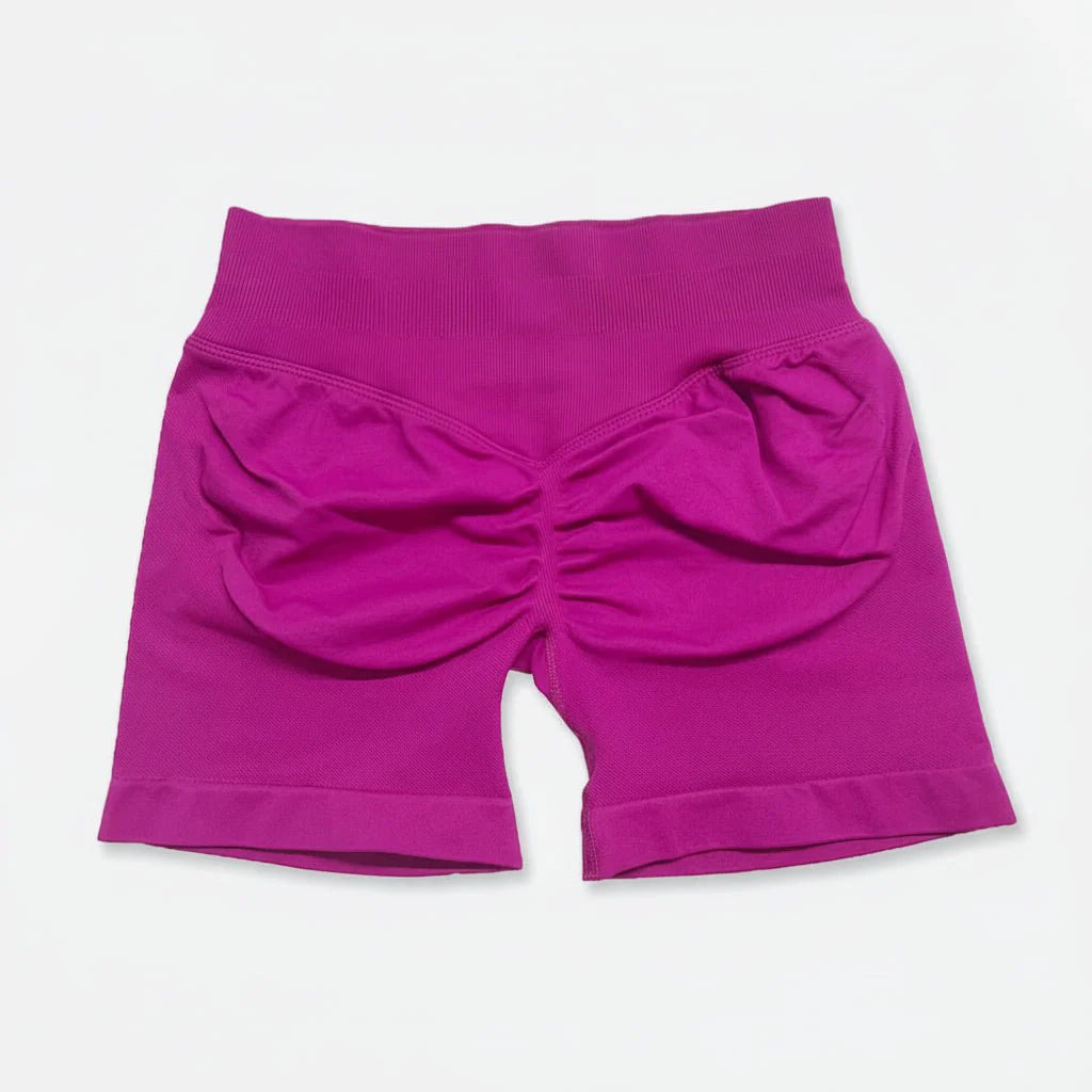 Women's Stretchy High Waist Yoga Gym Shorts