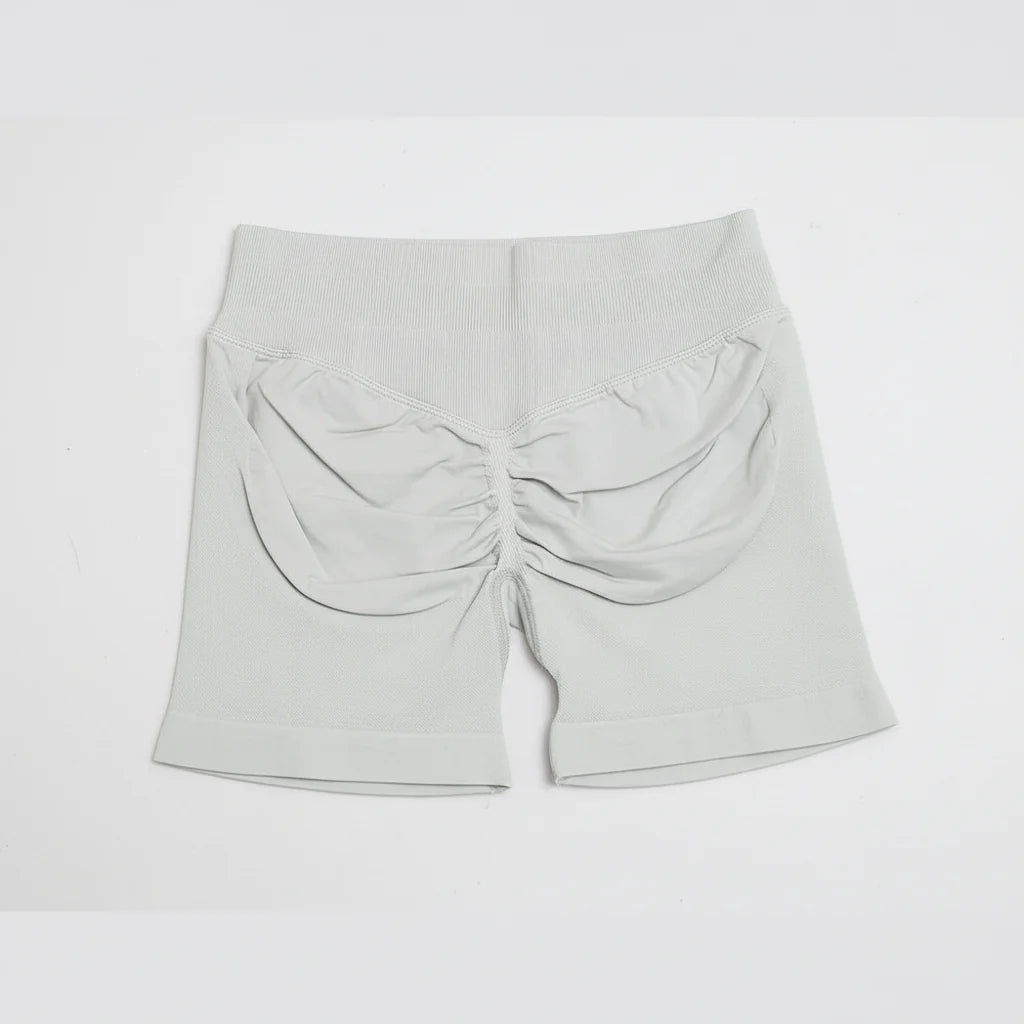 Women's Stretchy High Waist Yoga Gym Shorts