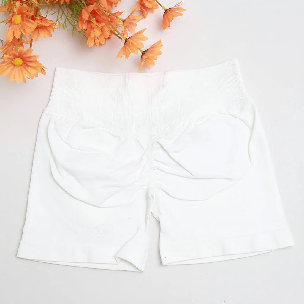 Women's Stretchy High Waist Yoga Gym Shorts