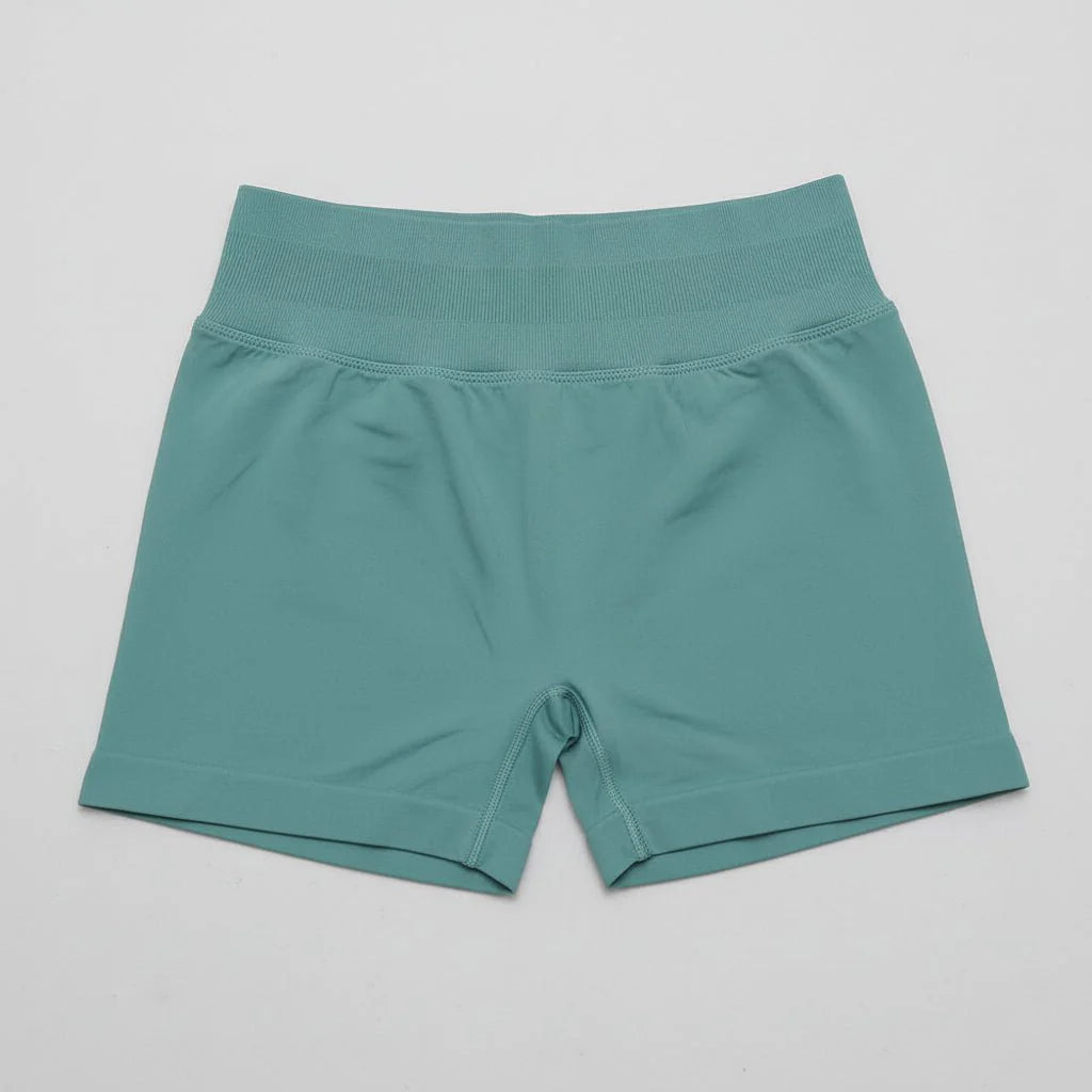 Women's Stretchy High Waist Yoga Gym Shorts