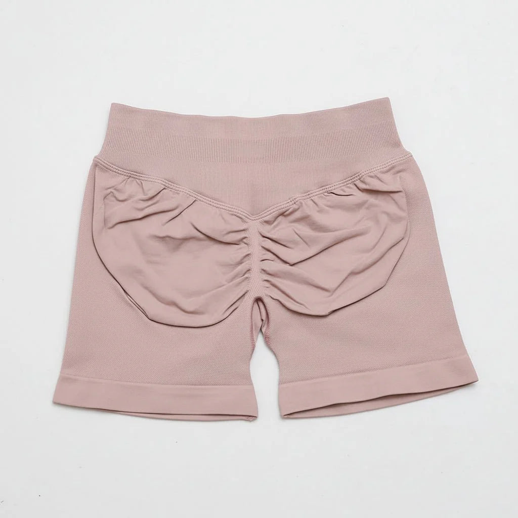 Women's Stretchy High Waist Yoga Gym Shorts