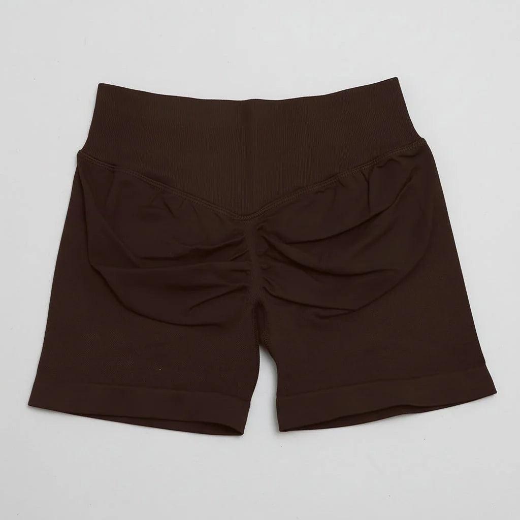 Women's Stretchy High Waist Yoga Gym Shorts