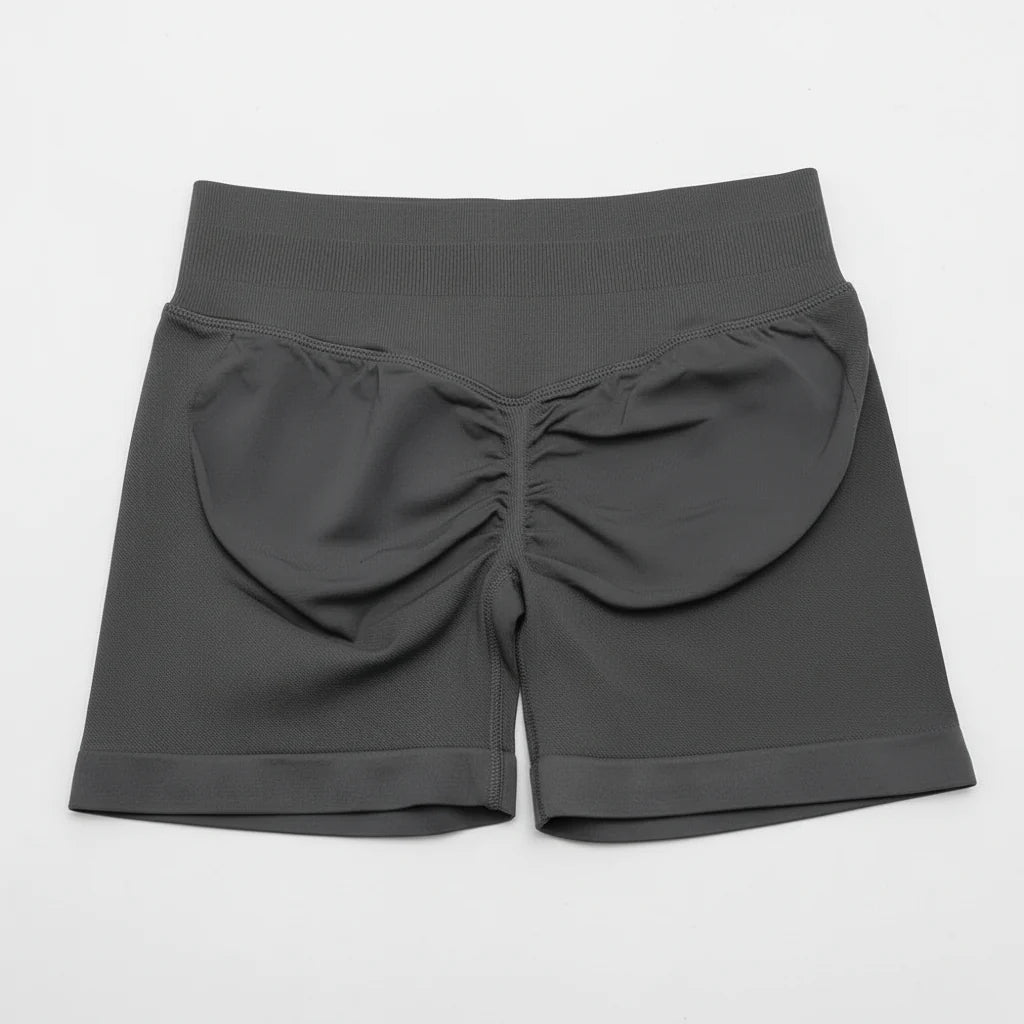 Women's Stretchy High Waist Yoga Gym Shorts