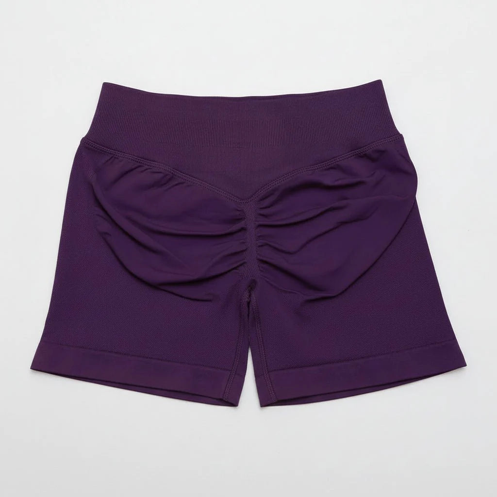 Women's Stretchy High Waist Yoga Gym Shorts