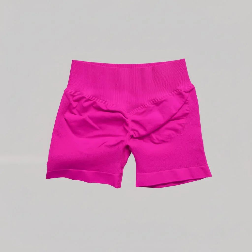 Women's Stretchy High Waist Yoga Gym Shorts