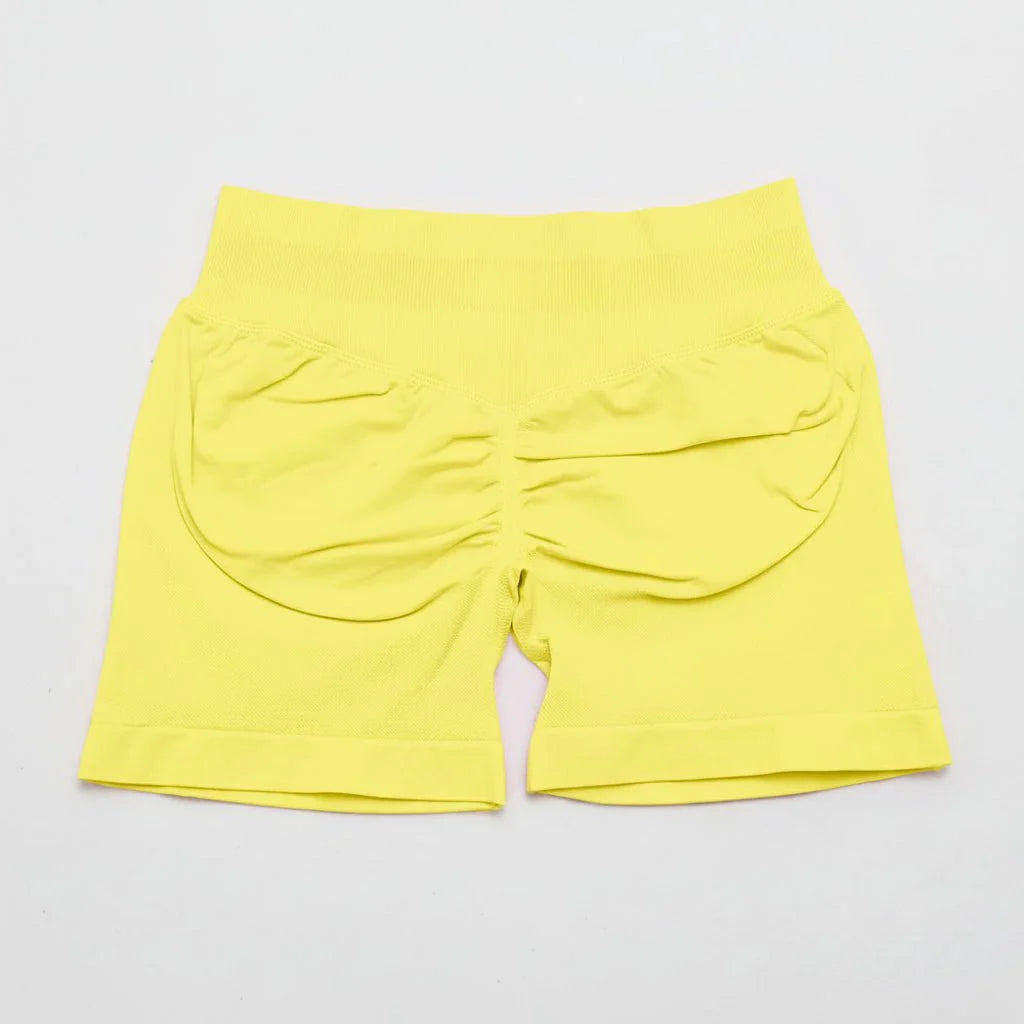 Women's Stretchy High Waist Yoga Gym Shorts