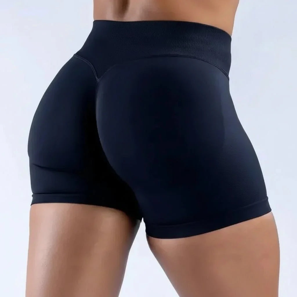 Women's Stretchy High Waist Yoga Gym Shorts - SweetyGem