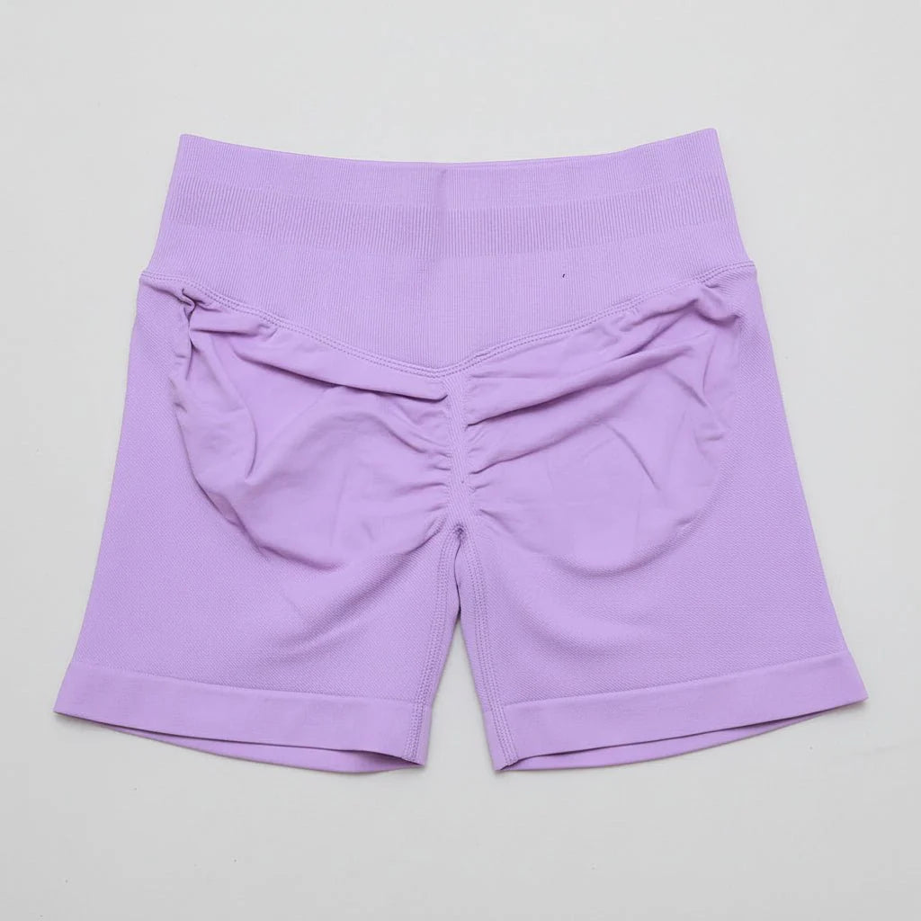 Women's Stretchy High Waist Yoga Gym Shorts