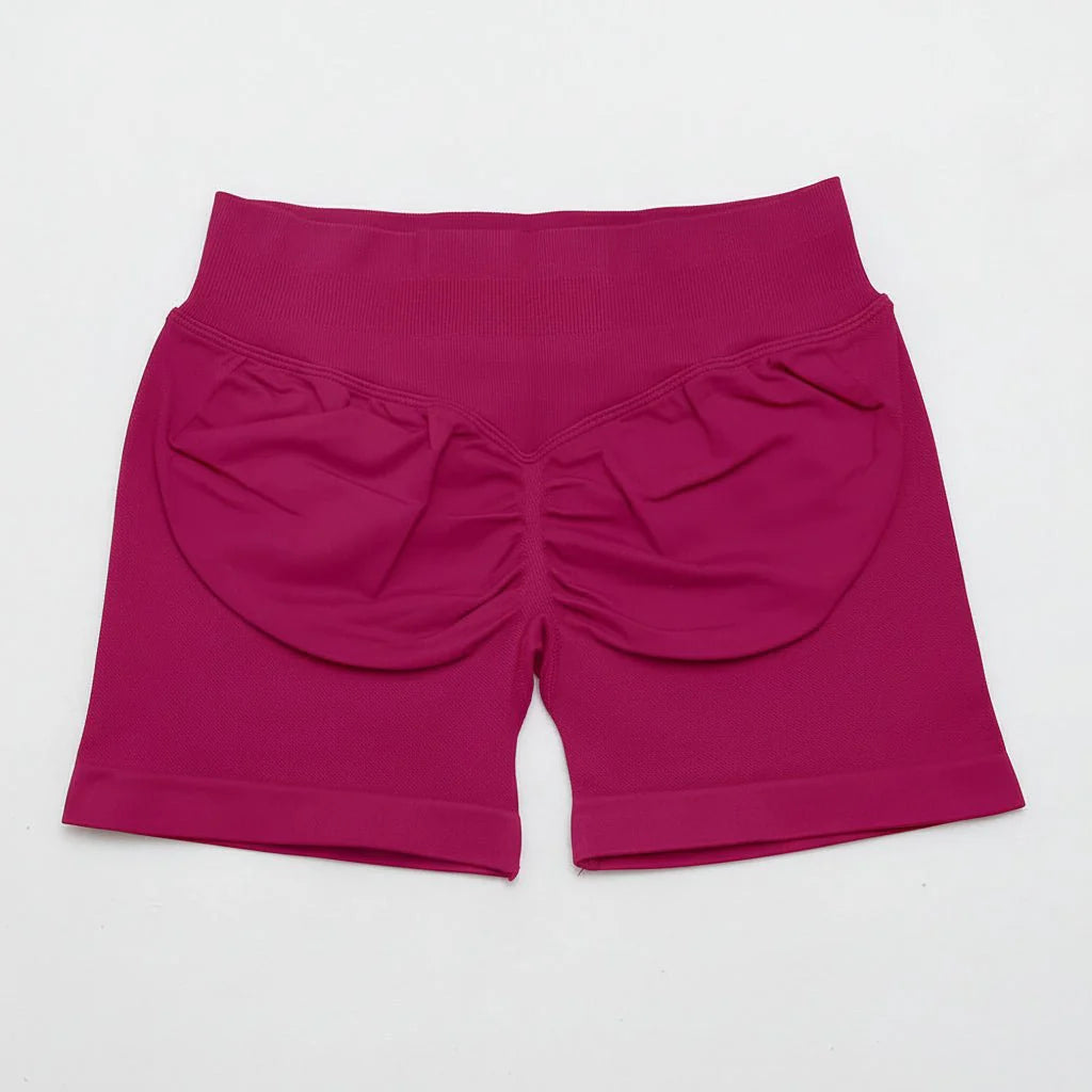 Women's Stretchy High Waist Yoga Gym Shorts