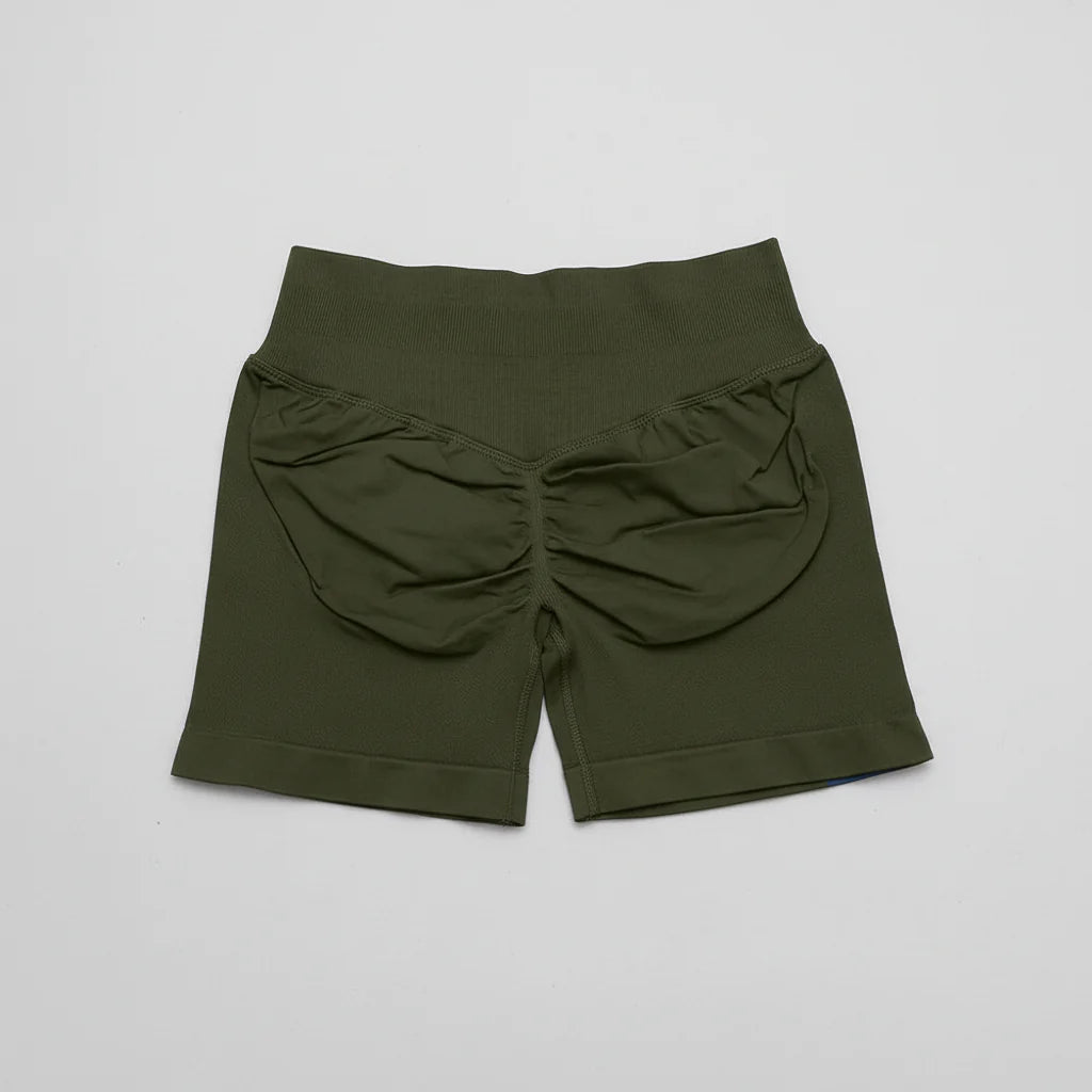 Women's Stretchy High Waist Yoga Gym Shorts